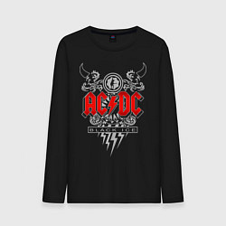Мужской лонгслив AC/DC: Black Ice