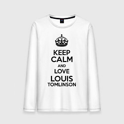 Мужской лонгслив Keep Calm & Love Louis Tomlinson