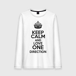 Мужской лонгслив Keep Calm & Love One Direction