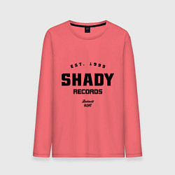 Лонгслив хлопковый мужской Shady records, цвет: коралловый