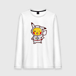 Мужской лонгслив Pikachu Astronaut