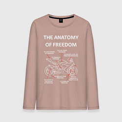 Мужской лонгслив The Anatomy of Freedom