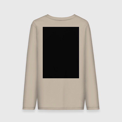 Мужской лонгслив Senpai: Pornhub Style / Миндальный – фото 2