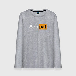 Мужской лонгслив Senpai: Pornhub Style