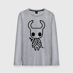 Лонгслив хлопковый мужской Hollow Knight, цвет: меланж