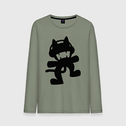 Лонгслив хлопковый мужской MONSTERCAT, цвет: авокадо