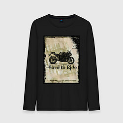 Мужской лонгслив Born to Ride