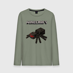 Лонгслив хлопковый мужской Minecraft, цвет: авокадо