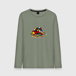 Мужской лонгслив Кубик Рубика