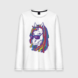 Мужской лонгслив Rasta Unicorn