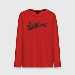 Лонгслив хлопковый мужской West Coast Customs, цвет: красный