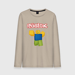 Лонгслив хлопковый мужской ROBLOX, цвет: миндальный