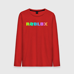 Лонгслив хлопковый мужской ROBLOX, цвет: красный