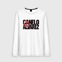 Лонгслив хлопковый мужской Canelo Alvarez, цвет: белый