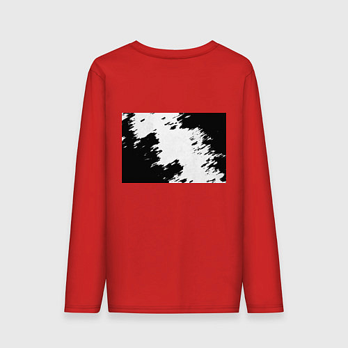 Мужской лонгслив Гражданская оборона / Красный – фото 2