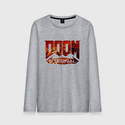 Лонгслив хлопковый мужской DOOM Eternal, цвет: меланж