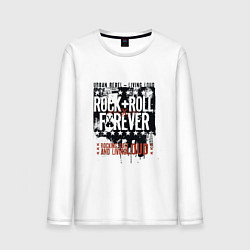Мужской лонгслив Rock'n'Roll Forever