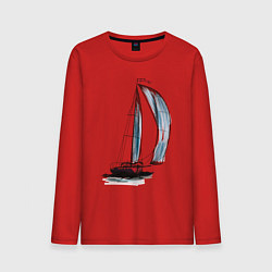 Мужской лонгслив Парусник