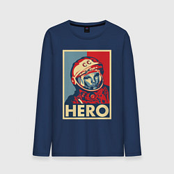 Мужской лонгслив ЮРИЙ ГАГАРИН