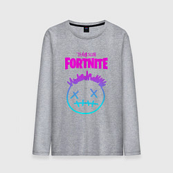 Лонгслив хлопковый мужской TRAVIS SCOTT X FORTNITE, цвет: меланж