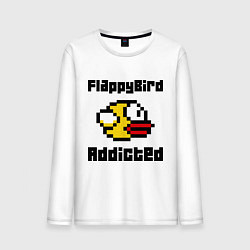 Мужской лонгслив FlappyBird addicted