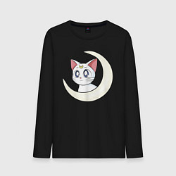 Лонгслив хлопковый мужской Artemis, цвет: черный