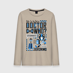 Мужской лонгслив Hello, i'm the Doctor