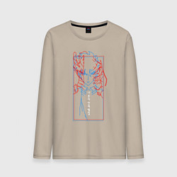 Мужской лонгслив Поднятие уровня в одиночку