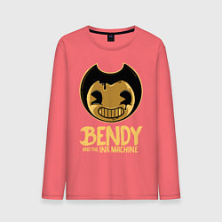 Лонгслив хлопковый мужской Bendy And The Ink Machine, цвет: коралловый