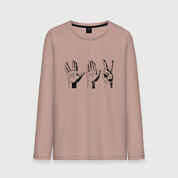 Мужской лонгслив Вулканский салют Z