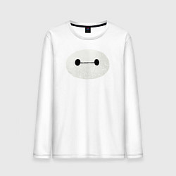 Лонгслив хлопковый мужской Baymax, цвет: белый