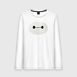 Лонгслив хлопковый мужской Baymax, цвет: белый