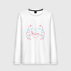 Лонгслив хлопковый мужской SPICE RAMEN DESTINY 2, цвет: белый