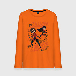 Лонгслив хлопковый мужской The Incredibles цвета оранжевый — фото 1