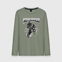 Мужской лонгслив Мотокросс