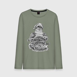 Мужской лонгслив Плохой Санта