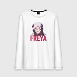 Лонгслив хлопковый мужской Freya, цвет: белый