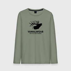 Лонгслив хлопковый мужской Yamalwear, цвет: авокадо