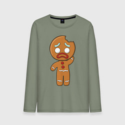 Мужской лонгслив Рождественский Пряник