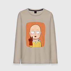 Мужской лонгслив Сайтама One Punch Man