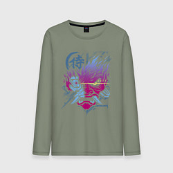 Мужской лонгслив Cyberpunk 2077 Геометрия