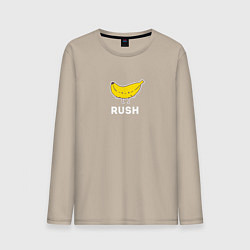 Лонгслив хлопковый мужской RUSH BANANA, цвет: миндальный