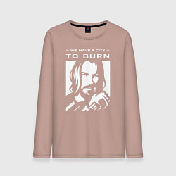 Мужской лонгслив WE HAVE A CITY TO BURN