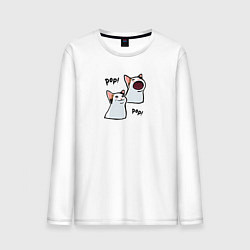 Мужской лонгслив Pop Cat