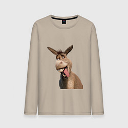 Мужской лонгслив Шрек: Осел