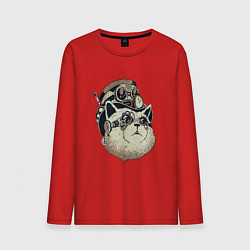 Мужской лонгслив Steampunk кот