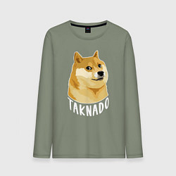Мужской лонгслив ПЕС МЕМTAKNADO