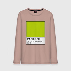 Мужской лонгслив Shrek: Pantone Color