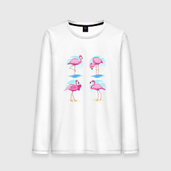 Мужской лонгслив Фламинго