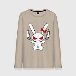Мужской лонгслив Зайка с ножами